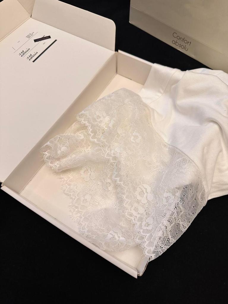 White Moon Beauty Women's Long Sleeve Modal Cotton Homewear with Pads - Loose Fit, Soft Spring/Fall Loungewear