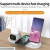 15W Wireless Charging Station 4 In 1 Charger Base Station For iPhone 14/13/12/11/8 All Qi Phones Apple Earphone iWatch Ultra 8 7 6 5 4 3 2 1