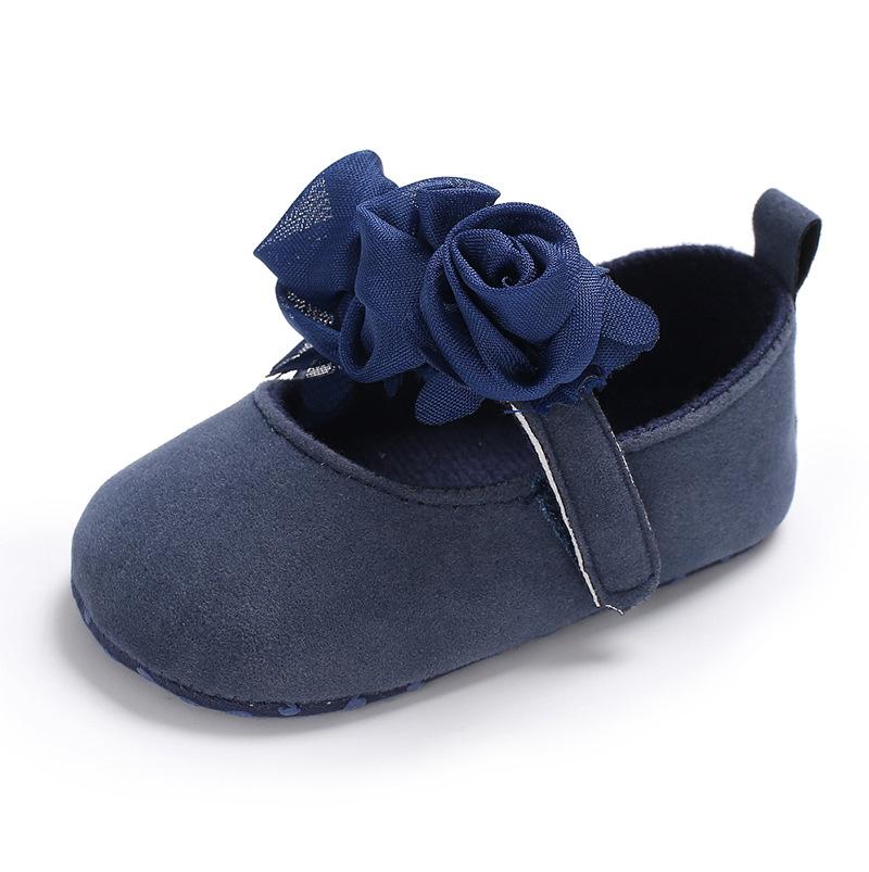 Baby Shoes Spring and Autumn 0-1 Years Old Girl Princess Shoes Small Flower Dance Shoes Soft Bottom Toddler Shoes