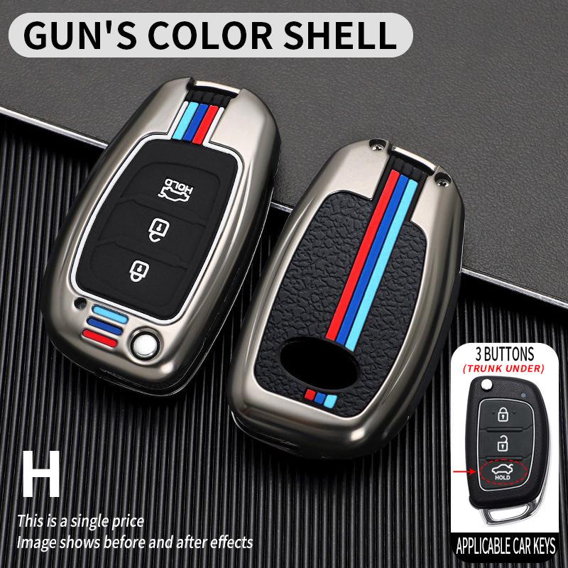 Чехол для ключа Hyundai для ix35, ix25, Mistra, Elantra, Reina, Tucson, сумка для ключа с пряжкой