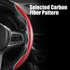 1Pair Car Steering Wheel Covers Booster Micro Fiber Leather Auto Interior Decorative Accessories Universal Carbon Fiber Looking