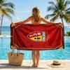 Lens FC print Quick Dry Beach Towel Microfiber Absorbent Portable Travel Swimming Towel