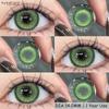 Eyeshare Cosplay Colored Contact Lenses 1pair Colorful Contact Lenses Blue Anime Contacts Halloween Makeup Purple Lenses Yearly