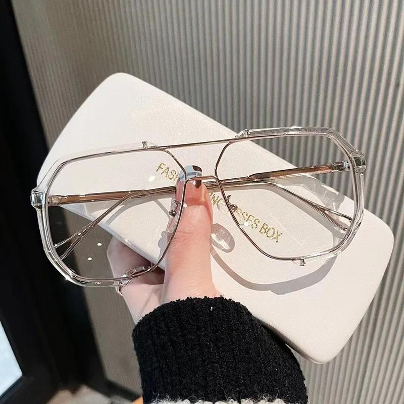 Women One-Piece Stylish Sunglasses Latest Unique Big Frame Sun Glasses for Men Punk Glasses Stylishing Female Eye Wear UV400 Protection