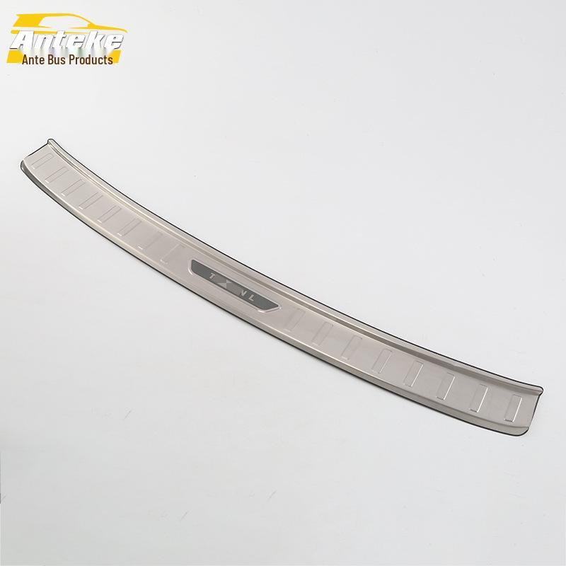 Tiguan L 2017 Rear Guard Plate Sequin & Tailgate Trunk Protection Pedal - Stainless Steel Decorative Sticker