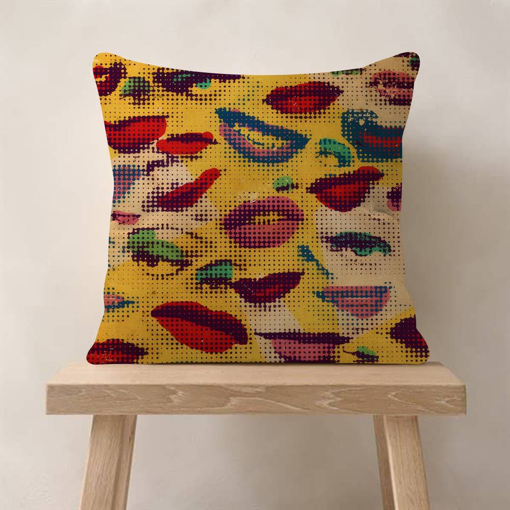 AAndy WWarhol Art Cushion Cover Car Throw Pillow Case For Sofa Car Christmas Gift
