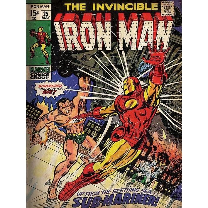 Iron Man Submariner Canvas Print