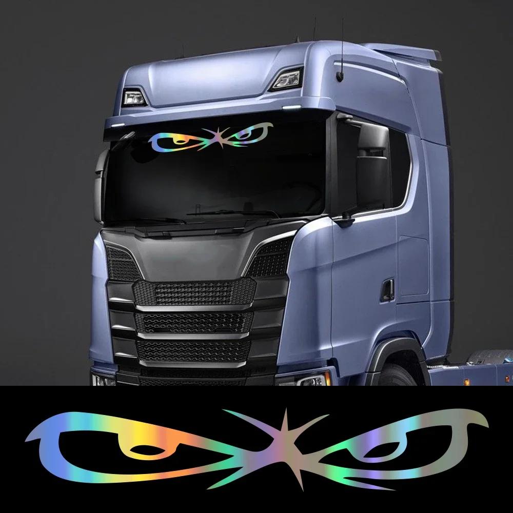 Наклейка на лобовое стекло автомобиля 'Сглаз' Виниловая наклейка Для Scania Volvo FH MAN DAF Грузовика Большого Тяжелого Грузовика Декоративные Аксессуары