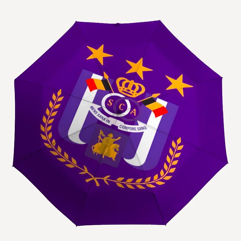 1pc Anderlecht Umbrella, Sun Protection, And UV Shielding. It Has Eight Sturdy Ribs for Outdoor Use And Perfect As a Holiday Gift