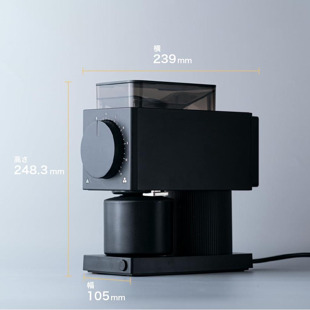 Fellow Ode Brew Grinder Gen2 электрическая кофемолка с регулировкой 31 уровня и плоским лезвием, машина 2-го поколения, сертифицированная PSE (черный)