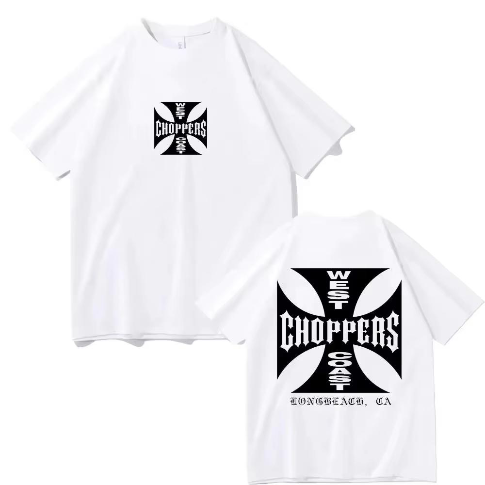 Summer Fashion T Shirt Wounisex Unisex Cotton West Coast Choppers Print Tshirt Casual Short Sleeve Oneck Tshirt Vintage Clothing Tee