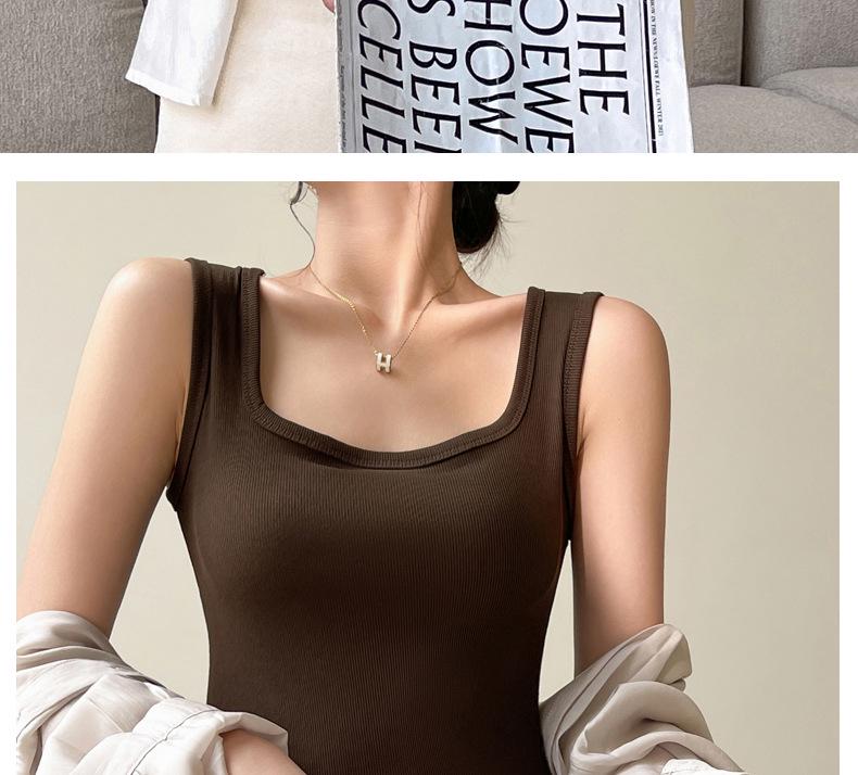 Женский укороченный топ в рубчик с квадратным вырезом, больших размеров - Весна/Лето, без рукавов, майка-камисоль