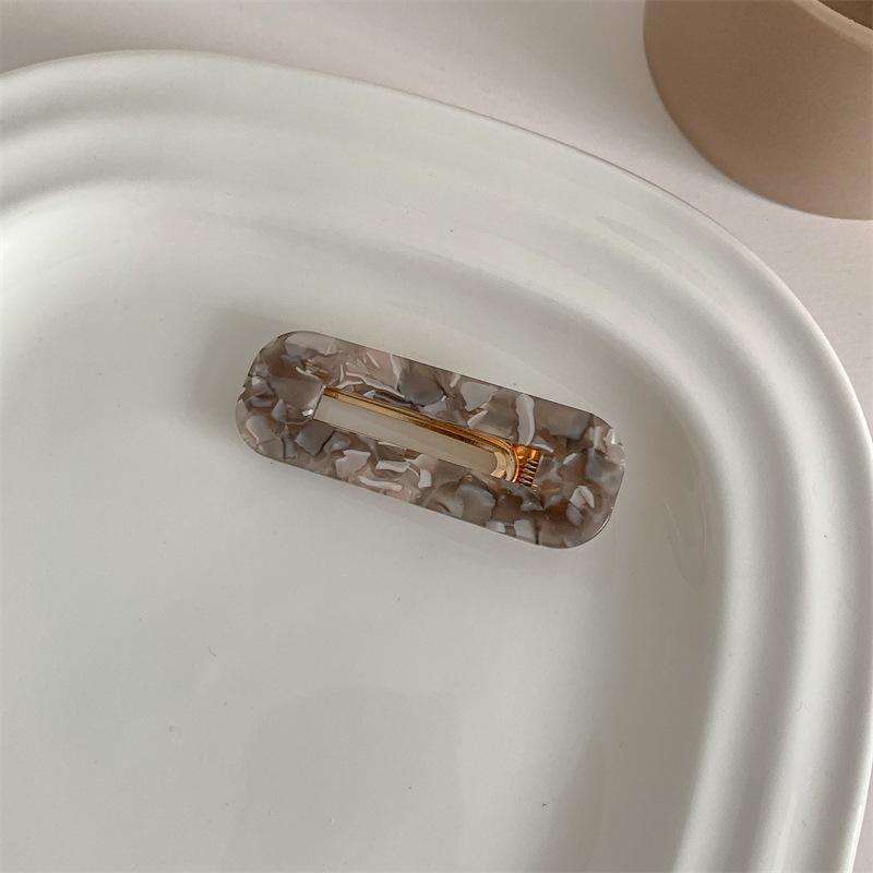 Французская ретро-заколка для волос «утконос» из ацетата — аксессуар для головного убора с челкой в корейском стиле