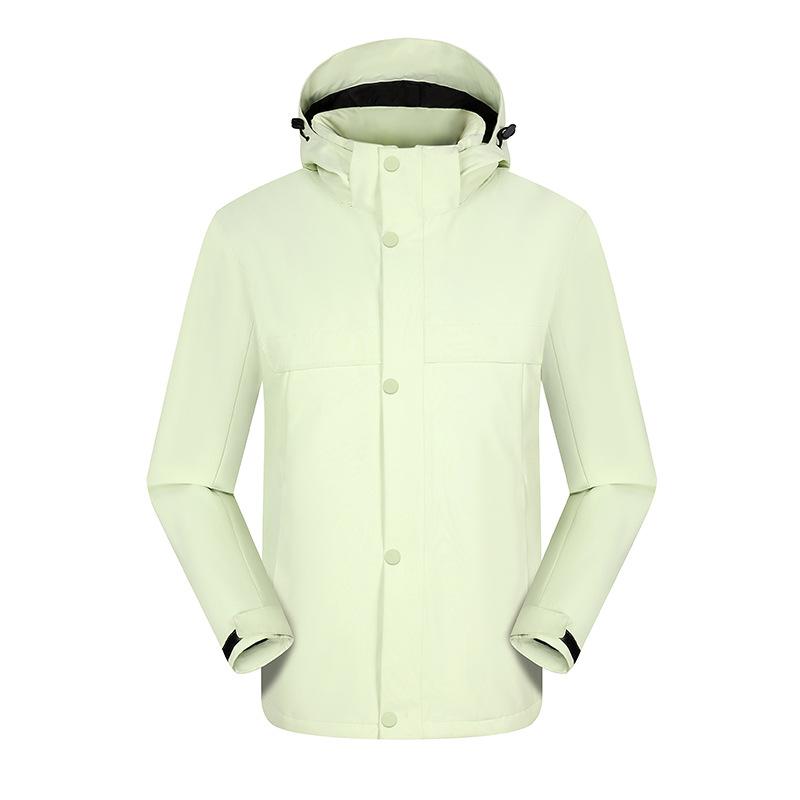 Зимняя вельветовая хлопковая одежда Ветрозащитная теплая куртка Для улицы Водонепроницаемая одежда для альпинизма Общественная куртка Мужская куртка