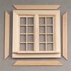 Children Dollhouses Furniture Sturdy Wood Window Panel Designs In 1 12 Miniature Scale Moder Home Decoration Supplies