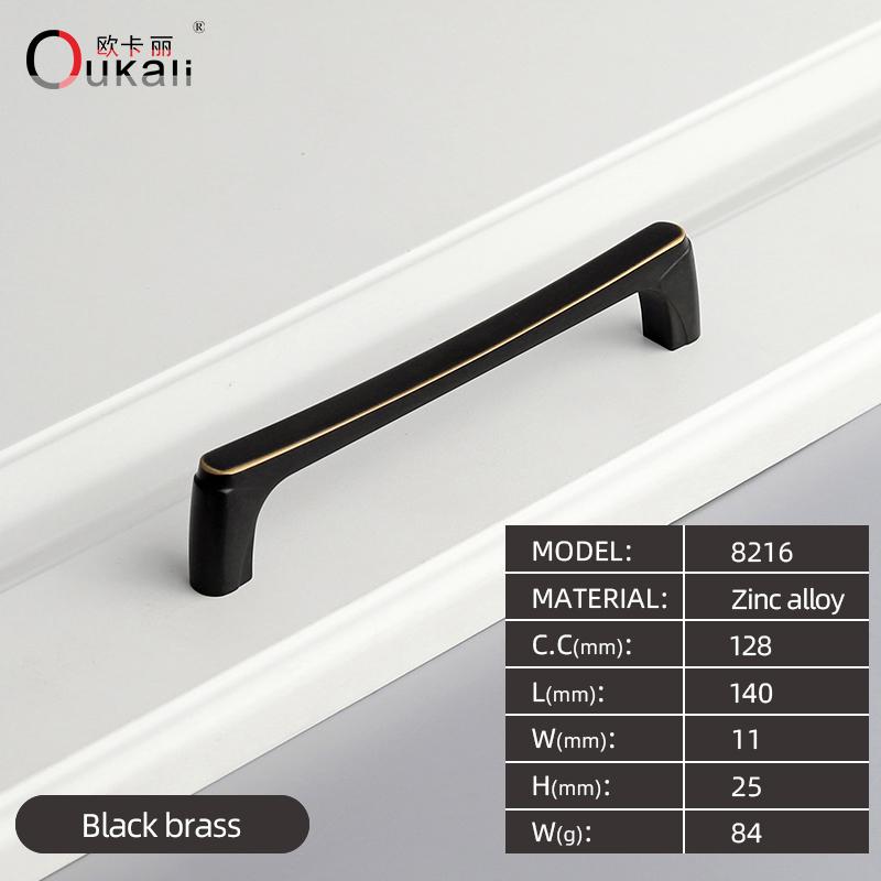 Oukali 96mm Zinc Alloy Push Pull Handles New Release Cabinet Drawer Kitchen Hardware Wardrobe Bedroom Bathroom Living Room