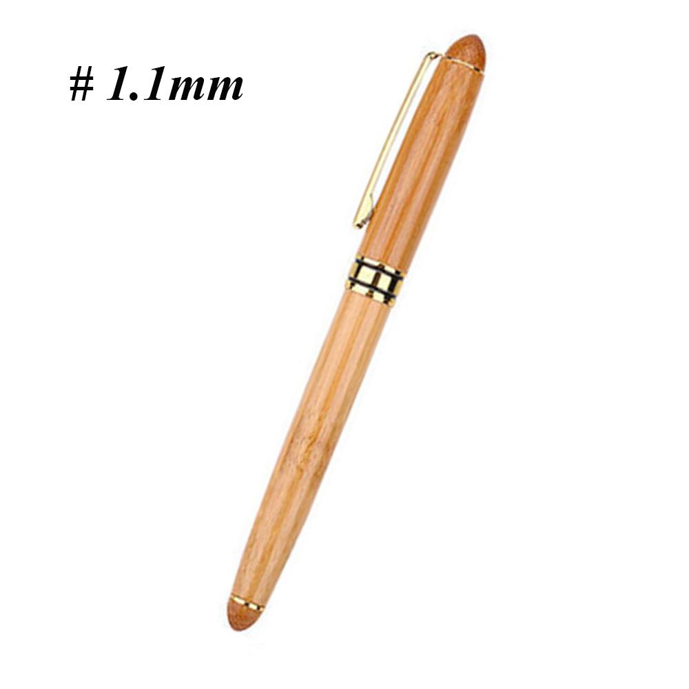 0.7mm-2.9mm Art Fine Nib Calligraphy Stationery Broad Stub Bamboo Fountain Pens Chisel-pointed