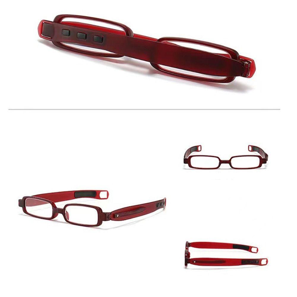 Очки для чтения с зажимом для ручки, очки для дальнозоркости, поворотные на 360 ° очки для чтения, портативные складные очки с защитой от синего света