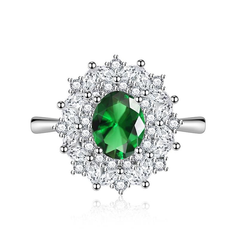 BELLA BOX Opening Resizable Rings For Women Zircon Engagement Party Fine Jewelry Gift