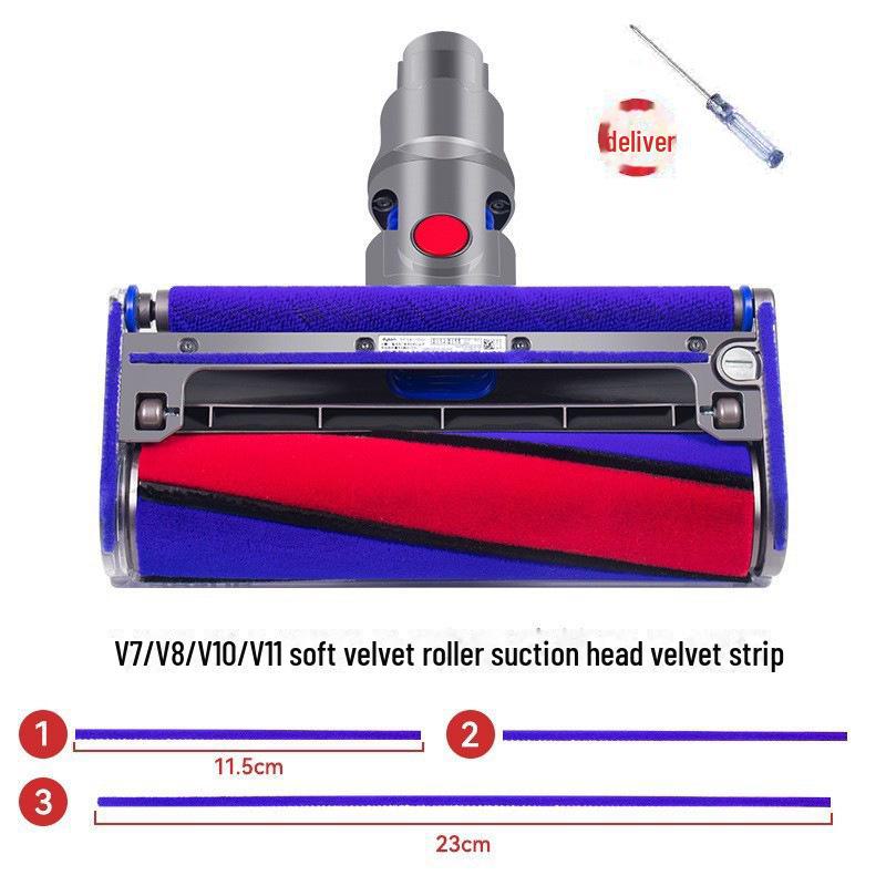 Huixi Anti-Wear Velvet Strips for Dyson V6-V11 Vacuum Cleaner Direct Drive Accessories