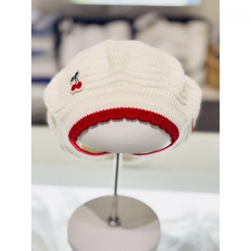 Absorba Knit Beret  A1131602  Ivory