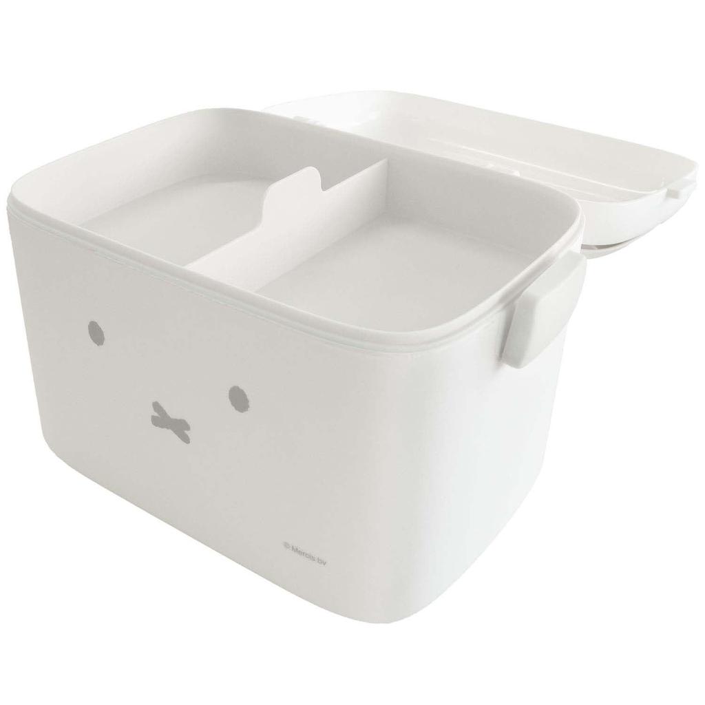 Органайзер Okato Miffy с разделительным лотком для удобного хранения мелких предметов, ширина x высота x глубина 16 см, ручка, 23,5 см 15,7 см