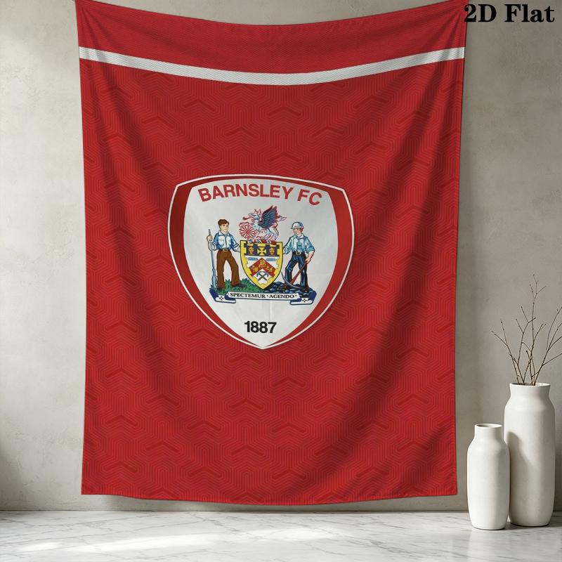 Тканое полотно Barnsley Fc Эстетичное настенное панно Печатная ткань Одеяло Декоративные гобелены Для спальни Гостиной Домашний декор