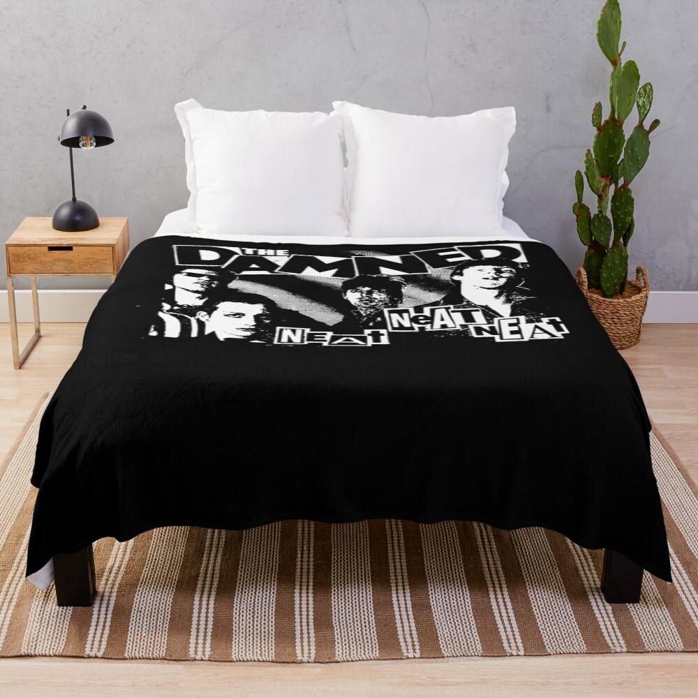 The Punk Rock Band - The Black Album Throw Blanket