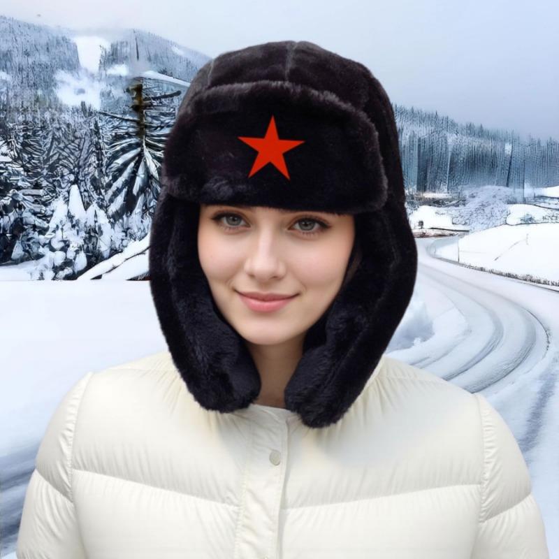 Зимняя пушистая шапка, начесанная и утолщенная мужская и женская ветрозащитная и холодостойкая повседневная универсальная уличная хлопковая шапка из искусственного кроличьего меха