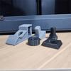 2pcs Adjustable Tension Sandpaper Fixing Frame Portable Polishing Bracket  Daily Polishing Tasks