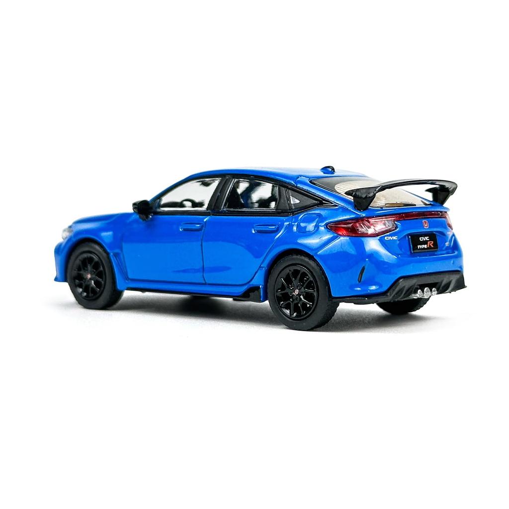 PAUDI MODEL 1/64 scale diecast model car of the 2023 Honda Civic TYPE-R FL5, blue