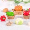 Vegetable Figurines Miniatures Imitation Vegetable Micro Landscape Ornaments For Home Decorations Room Decor
