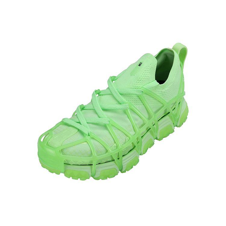 Li Ning Mix Ace Fabric Trendy Comfortable Universal Non-Slip Wear Resistance Low Top Casual Shoes Women Casual Shoes Fluorescent-Ice-Green AZGS030-2