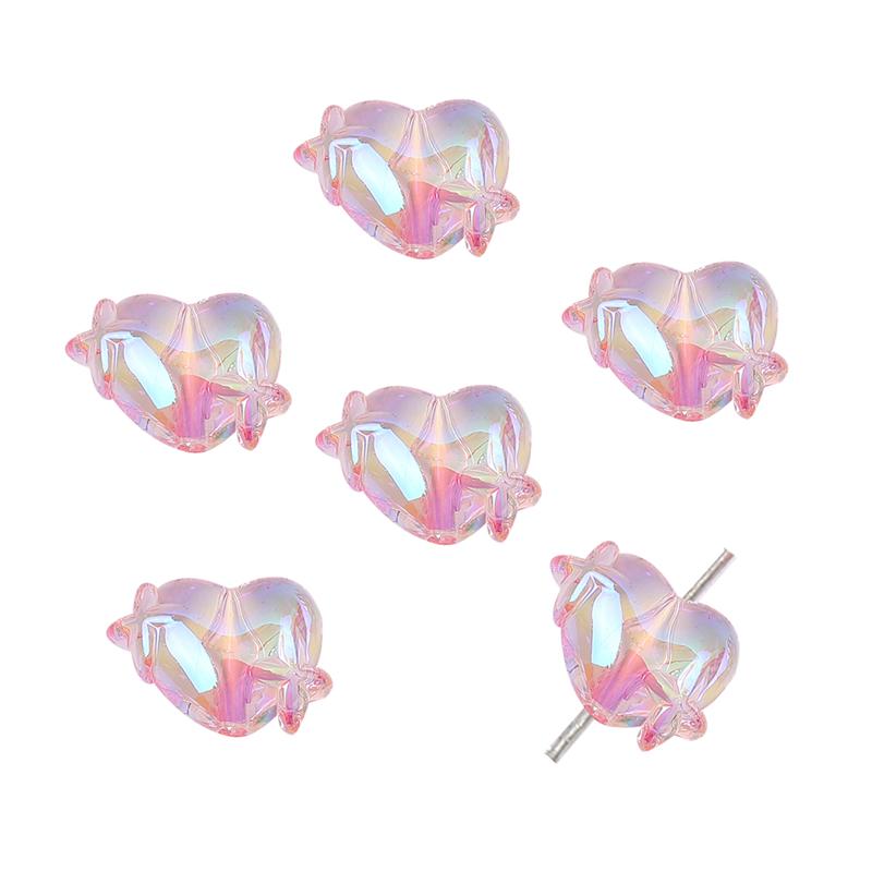 5/10 шт акриловые бусины красочные звезды любовь бусины для DIY ожерелье браслет серьги изготовление ювелирных изделий