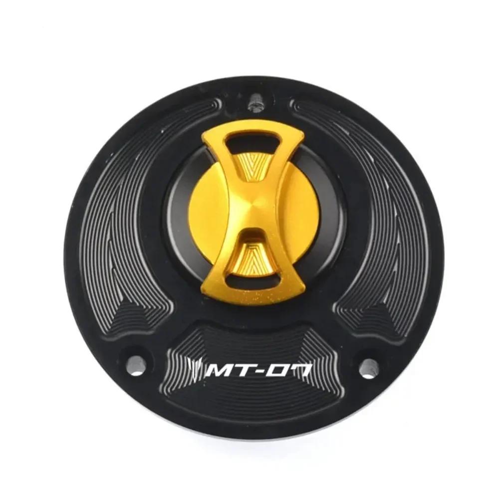 Keyless Motorcycle Fuel Gas Tank cap Cover For Yamaha MT07 MT 07 MT-07/FZ-07 2014-2020 2015 2016 2017 2018 2019