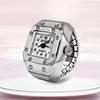 Vintage Roman Quartz Watch Zinc Zinc Alloy Finger Watch Ring Cool Rings Jewelry Clock  Man