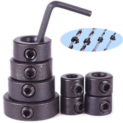 8 шт. 3-12 мм локатор сверла ограничитель глубины воротники позиционер шестигранный ключ