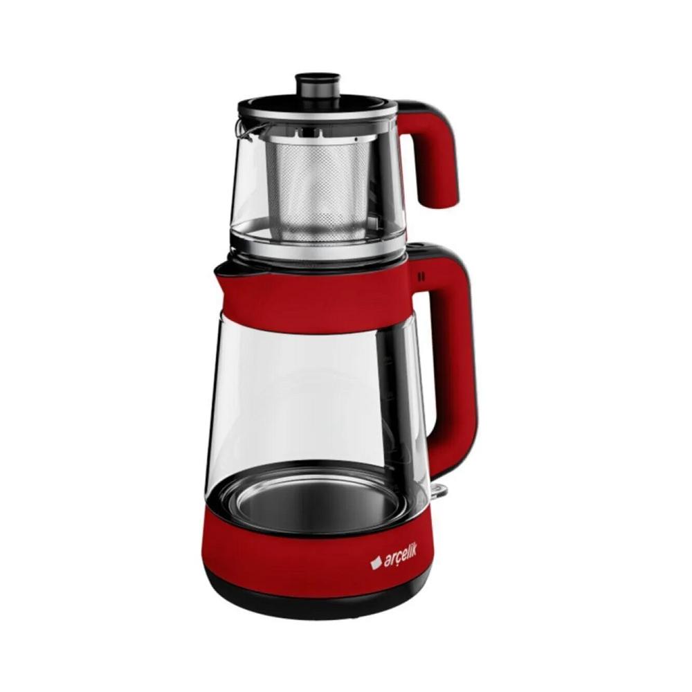 Arçelik CM 6964 K Recital Tiryaki Glass 2 Lt Автоматическая электрическая машина для приготовления турецкого чая Чайник Самовар Чайник Чайник