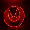 Colorful LED Luminous Cowboy Hat Pearlescent Western Cowboy Hat Neon Halloween Hats  Kids