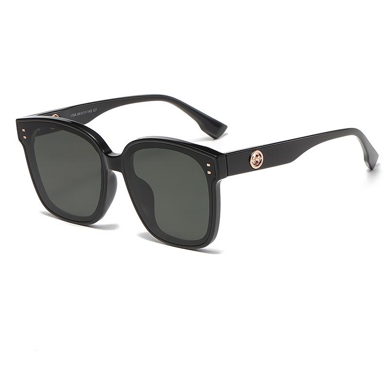 Новые солнцезащитные очки в большой оправе, женские солнцезащитные очки с УФ-защитой High Sense, интернет-влиятельные нейлоновые поляризационные солнцезащитные очки Street Snap