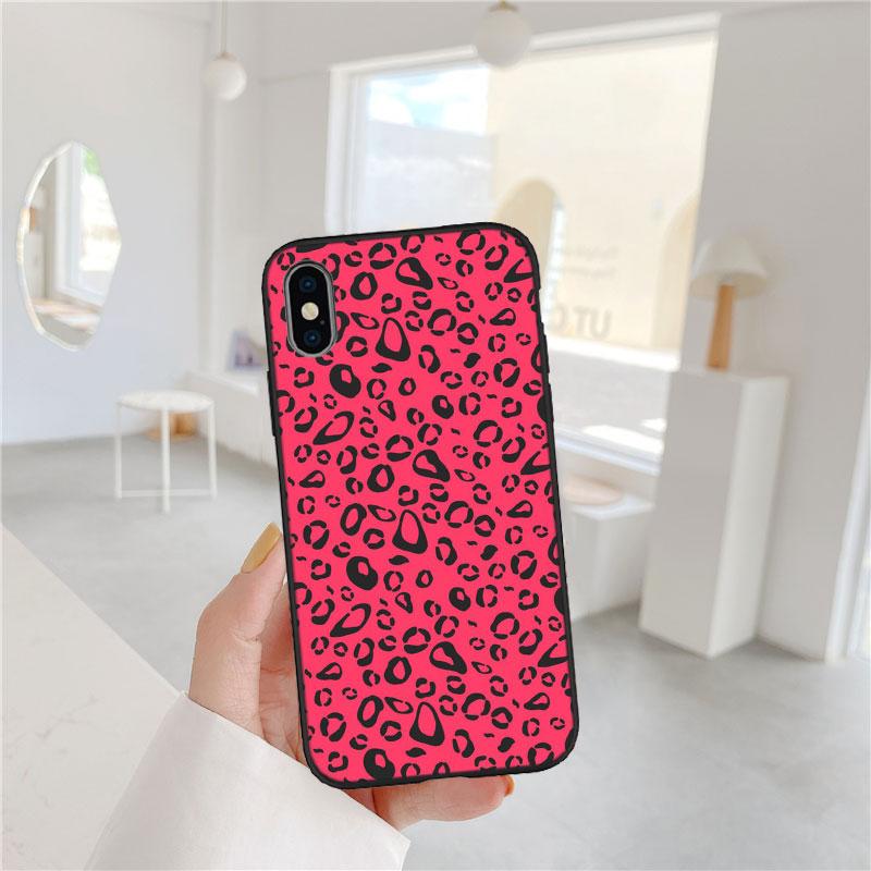 Розовый леопардовый чехол для телефона PP51 для Samsung Galaxy M06 M15 M16 M35 M55 M56 A36 A42 A50 A50S A51 A52 A32 A33 A05 A05S A06 A16 A20