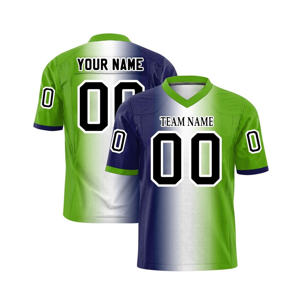 Custom Football Jerseys Personalized Printed Team Name & Number Sports Uniform For Men Women Youth