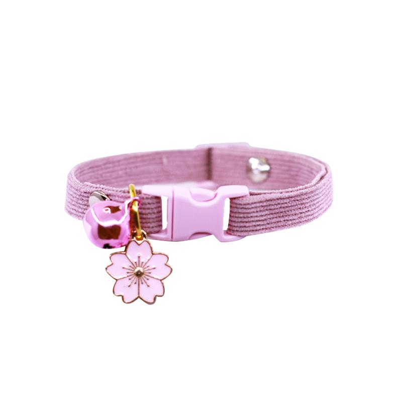 Cats Dogs Bell Collar Adjustable Size Necklace Bow Tie Cute Pendant Wear-resistant Buckle Ring