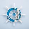 Inch Home Decoration Crafts Art Beach Ship Steering Wheel Wooden Boat Wall Decor Hanging Decoration