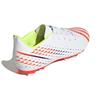 Adidas Predator Edge.4 FG Al Rihla Pack — белые кроссовки унисекс Cloud-White Solar-Yellow Power-Blue GW0989