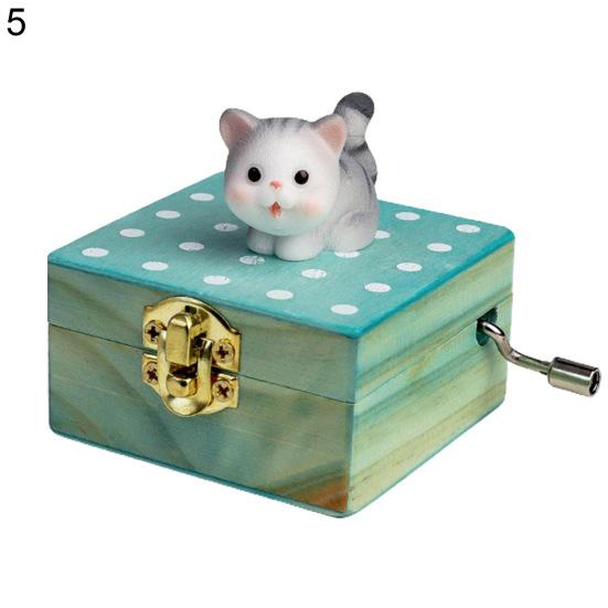 Полезная Деревянная Музыкальная Шкатулка Очаровательная Изысканная Деревянная Музыкальная Шкатулка с Гравировкой