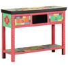 Console Table with Drawers Multicolored 100 X 30 X 77 Cm