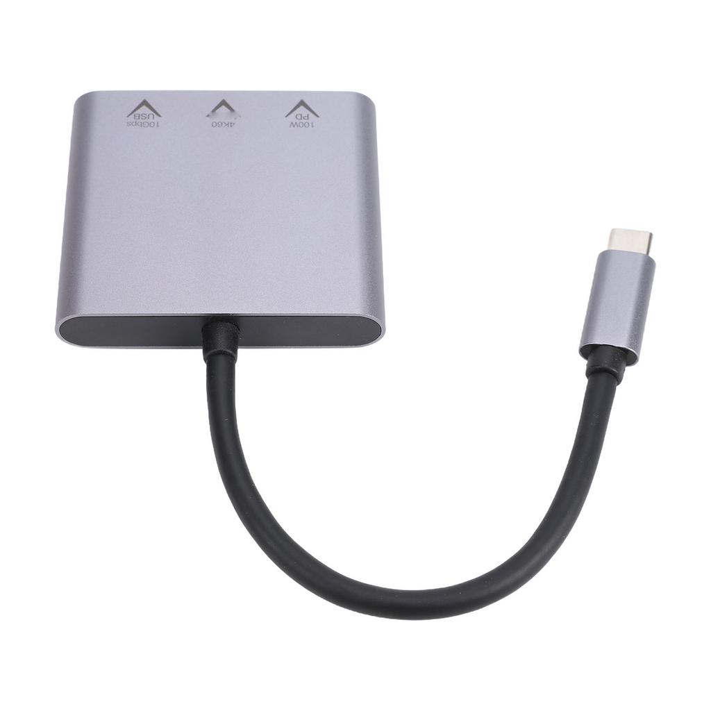 USB-C концентратор 3 в 1 Мультипортовый адаптер 4K HD Мультимедийный интерфейс Порт PD100W Порт USB3.2 Порт OTG Тип C Док-станция для