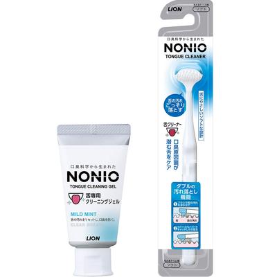 NONIO Чистка языка Чистка языка Язык Язык Неприятный запах Разработано для Бережно удаляет налет с языка + Гель, Щетка, Полировщик, Уход, Язык,