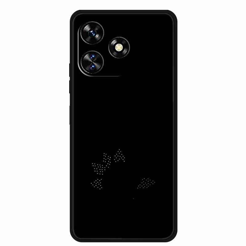 Чехол For Oukitel C51 Чехол Милый Мультяшный Кот Черный Силиконовый Мягкий Чехол для Телефона For Oukitel C51 Задняя Крышка Чехлы C 51 Coque 6.8" Capa